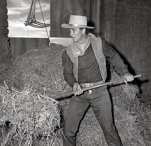 John Wayne In Hayloft 1947