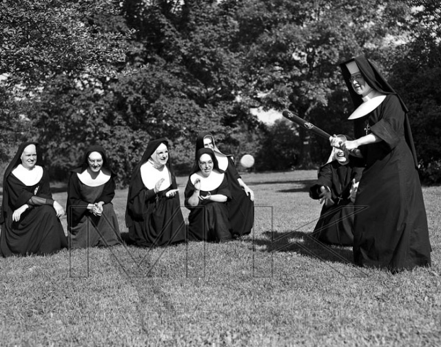 Nuns Playing Baseball